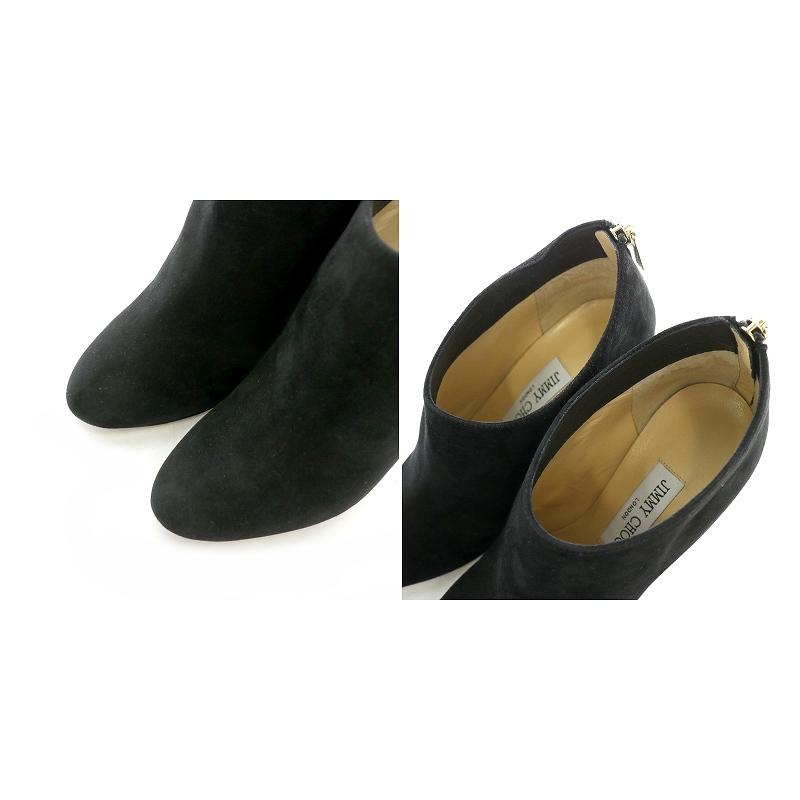 ジミーチュウ JIMMY CHOO ブーツ ブーティ スエード レザー ヒール