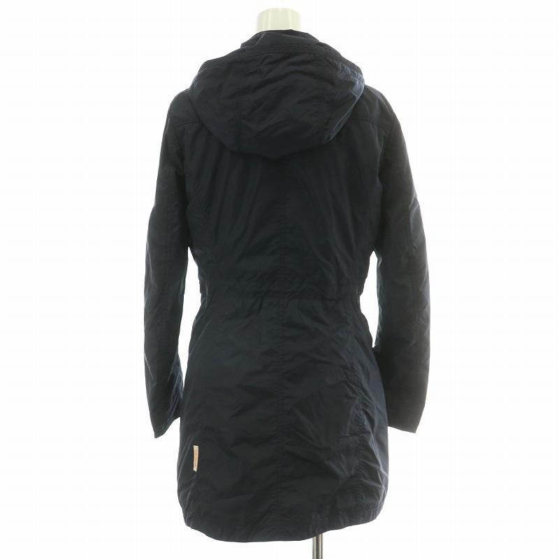 【中古】ヤンマイエン JAN MAYEN ダウンコート vero piumino フード付き 38 S 紺 ネイビー /MW ヤンマイエン JAN MAYEN ダウンコート vero piumino フード付き 38 S