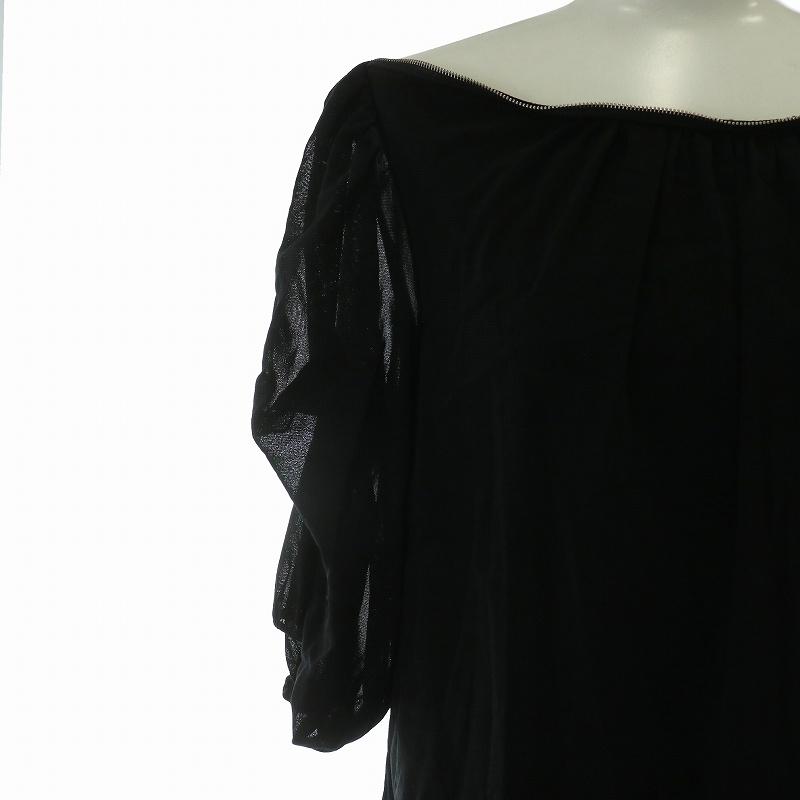 ヴィヴィアンタム VIVIENNE TAM ワンピース 半袖 シアー ひざ丈