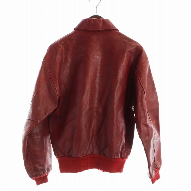 AVIREX アヴィレックス A-2 レザージャケット 馬革 長袖 ジップ