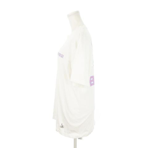 FR2 白色 ロゴ入り メンズパンツ M エフアールツー #FR2 Tシャツ 半袖 ロゴ プリント ウサギ MAD