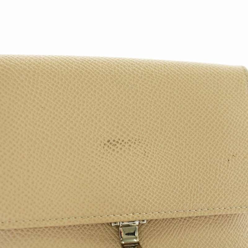 BVLGARI（ブルガリ） 財布 二つ折り レザー ロゴ クリップ シルバー