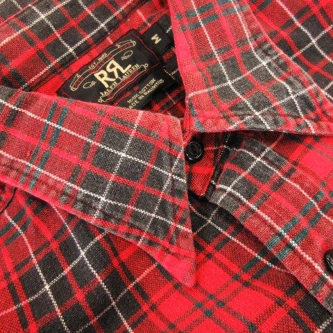 ダブルアールエル RRL 90s 初期 三ツ星タグ フランネル シャツ