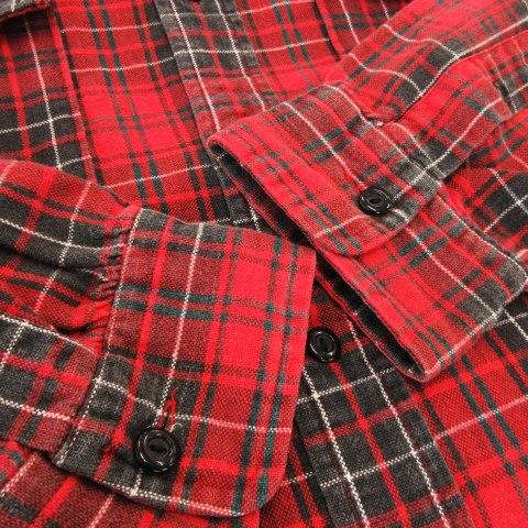 ダブルアールエル RRL 90s 初期 三ツ星タグ フランネル シャツ