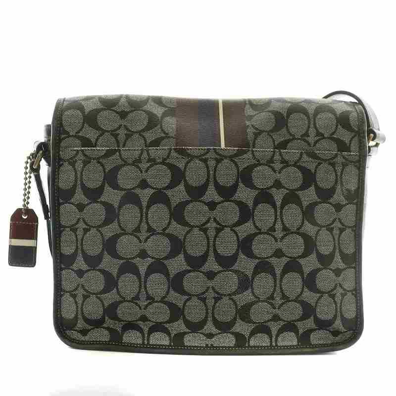 COACH（コーチ） ショルダーバッグ メッセンジャーバッグ PVC レザー