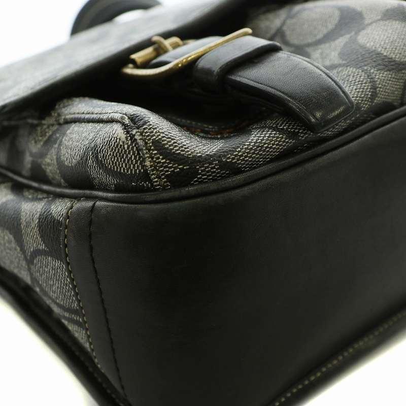 COACH（コーチ） ショルダーバッグ メッセンジャーバッグ PVC レザー