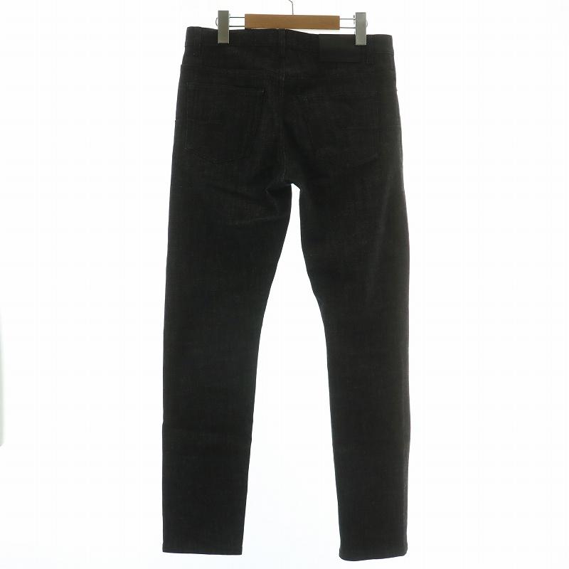 【中古】ディオール Dior デニムパンツ ジーンズ テーパード 裏地オブリーク ジップフライ 28 S 黒 193DS00C291X ディオール Dior デニムパンツ ジーンズ テーパード 裏地オブリーク