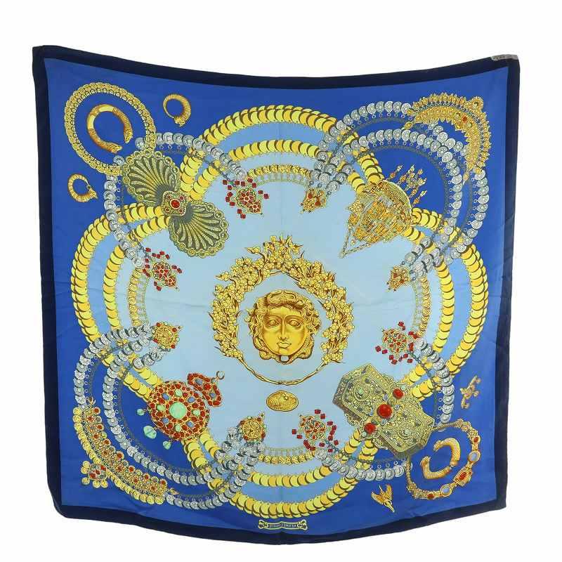 エルメススカーフ カレ90/柄名:宇宙誌 エルメス カレ90 宇宙誌