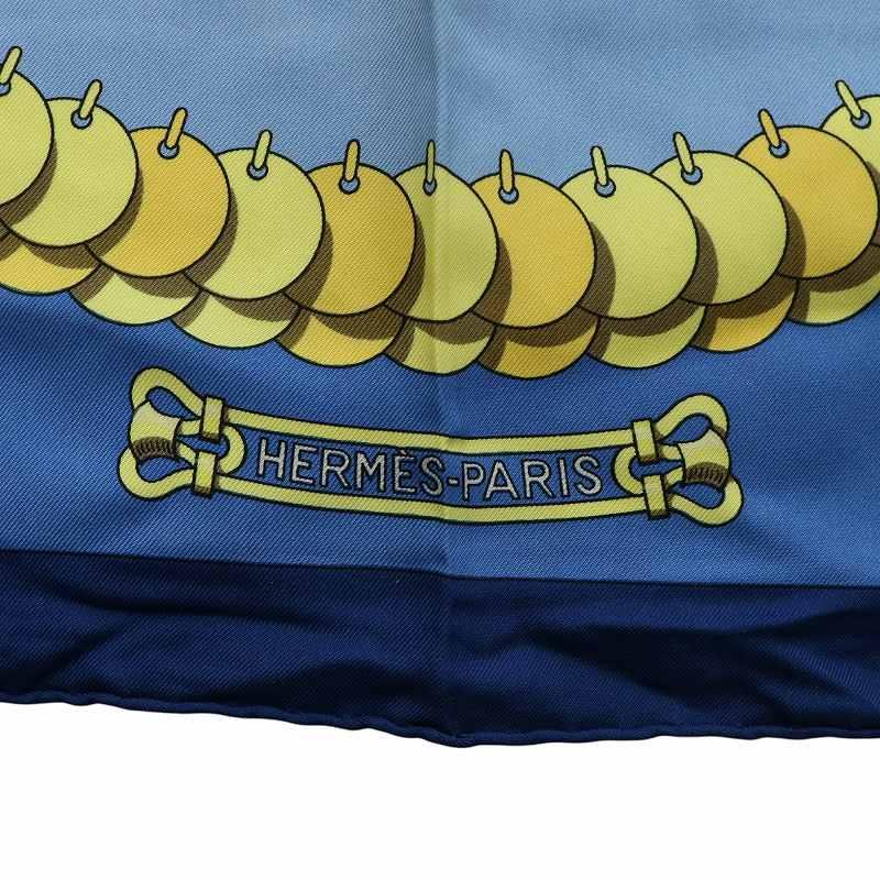 HERMES（エルメス） カレ90 KOSMIMA 宇宙 スカーフ 絹 シルク 総柄