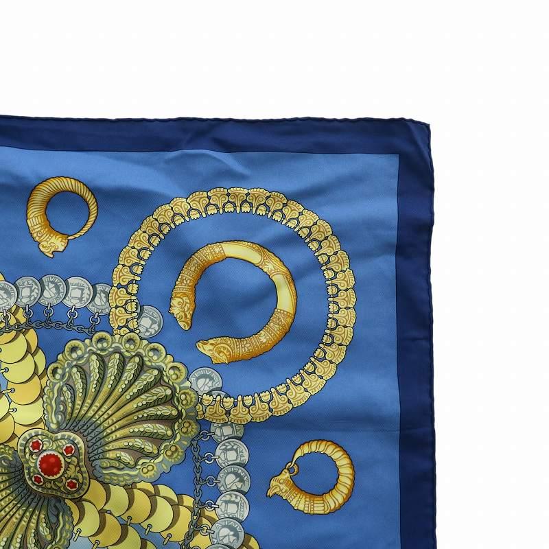 HERMES（エルメス） カレ90 KOSMIMA 宇宙 スカーフ 絹 シルク 総柄