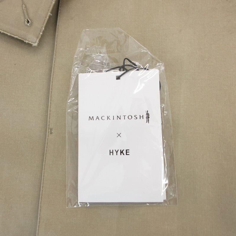 マッキントッシュ MACKINTOSH ×ハイク HYKE ゴム引き ステンカラー