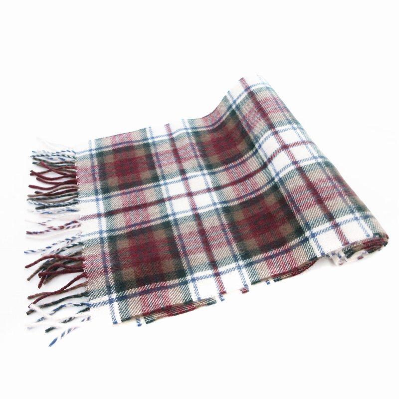 未使用品 ジョシュアエリス Joshua Ellis タグ付き マフラー フリンジ