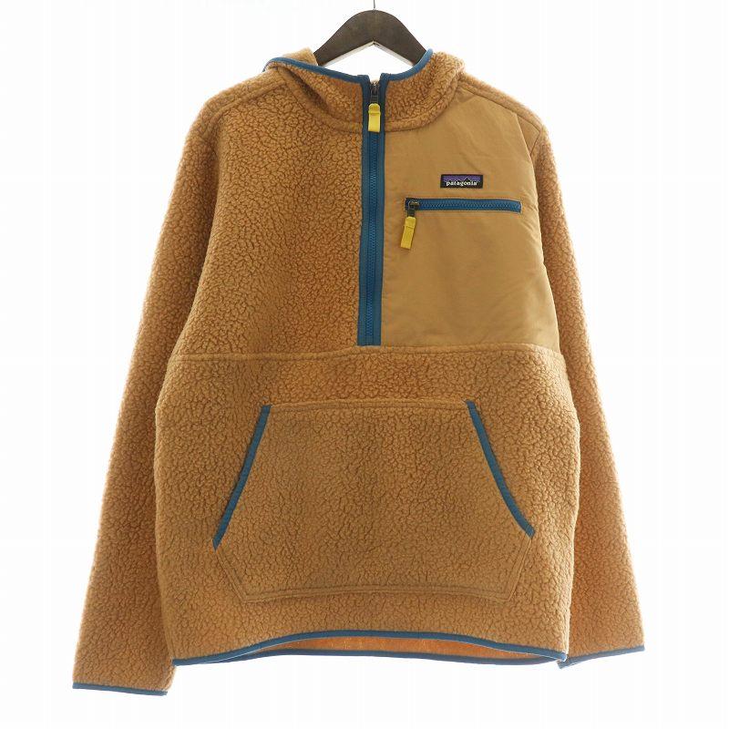【中古】未使用品 Patagonia レトロパイルプルオーバーパーカー フリース ハーフジップ S ベージュ 青 STY22790SP23 未使用品 Patagonia レトロパイルプルオーバーパーカー 長袖 フリース