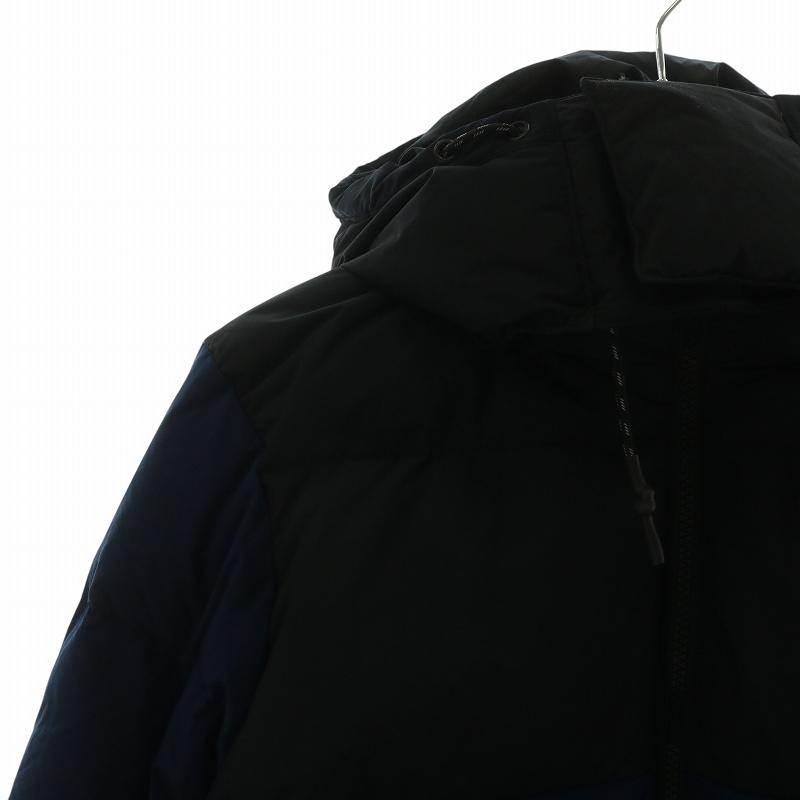 【中古】未使用品 CAPE HEIGHTS NEWFANE JACKET ダウンジャケット アウター ジップアップ S 黒 紺 CHM111735221002-S 未使用品 ケープハイツ CAPE HEIGHTS NEWFANE JACKET ダウンジャケット