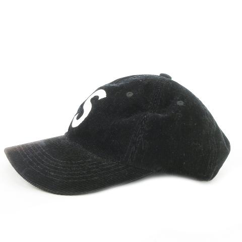 シュプリーム　SUPREME Sロゴ　キャップ　ブラック　黒　コーデュロイ Supreme（シュプリーム） 帽子 キャップ 野球帽 BBキャップ
