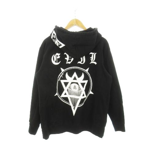 KRYclothing  パーカー 【ブラック】XXL ケリークロッスィング KRY CLOTHING ジップアップパーカー 長袖
