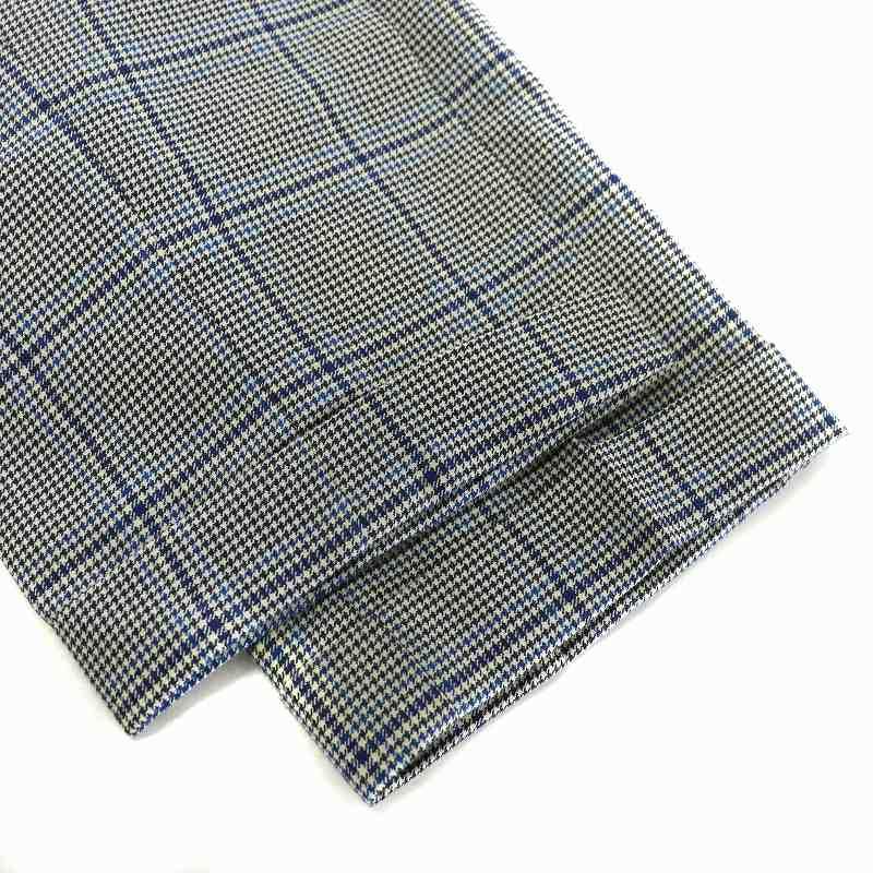 LAD MUSICIAN◇18SS/スラックスパンツ/44/ウール/BLU/花柄/2118-562