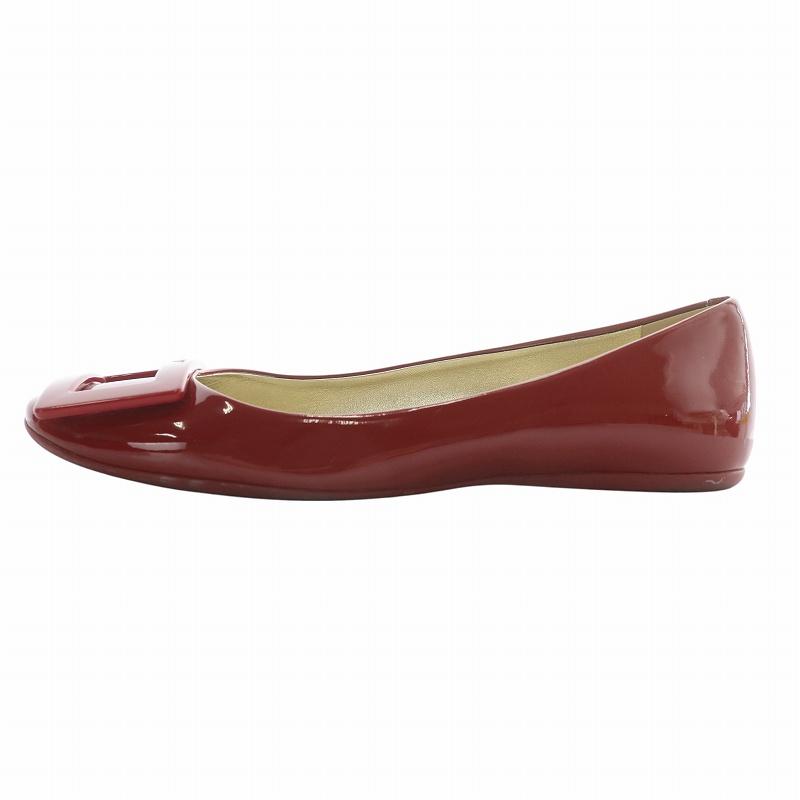 ROGER VIVIER パンプス スクエアトゥ エナメル 36.5 ROGER VIVIER