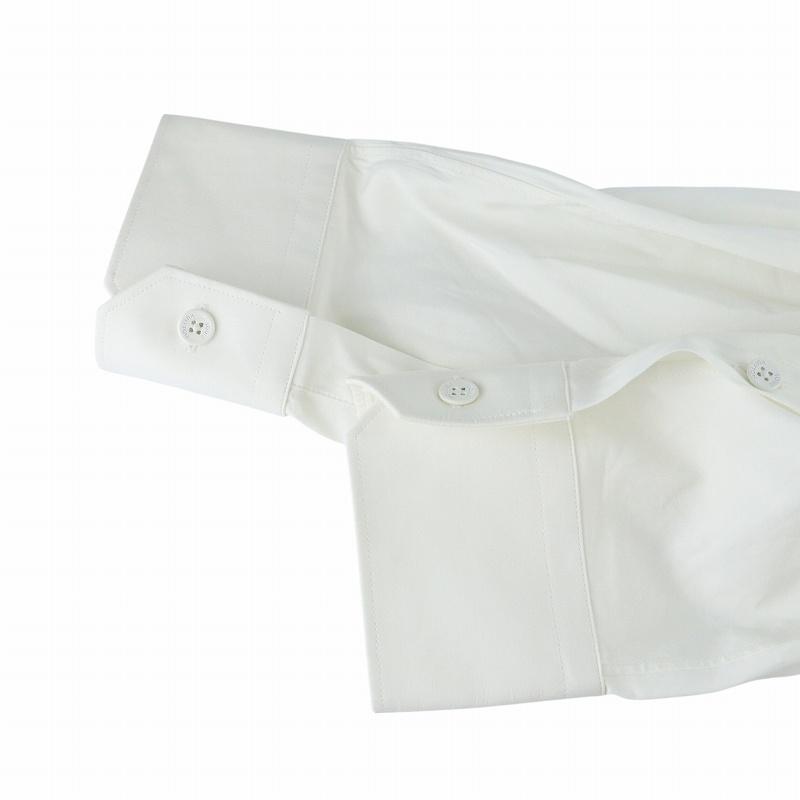 【中古】ルイヴィトン LOUIS VUITTON 2023年 REGULAR FIT シャツ ワイシャツ 長袖 刺繍 ロゴ 39 白 ホワイト VCCM07 LOUIS VUITTON（ルイ・ヴィトン） LOUIS VUITTON 2023年 REGULAR FIT