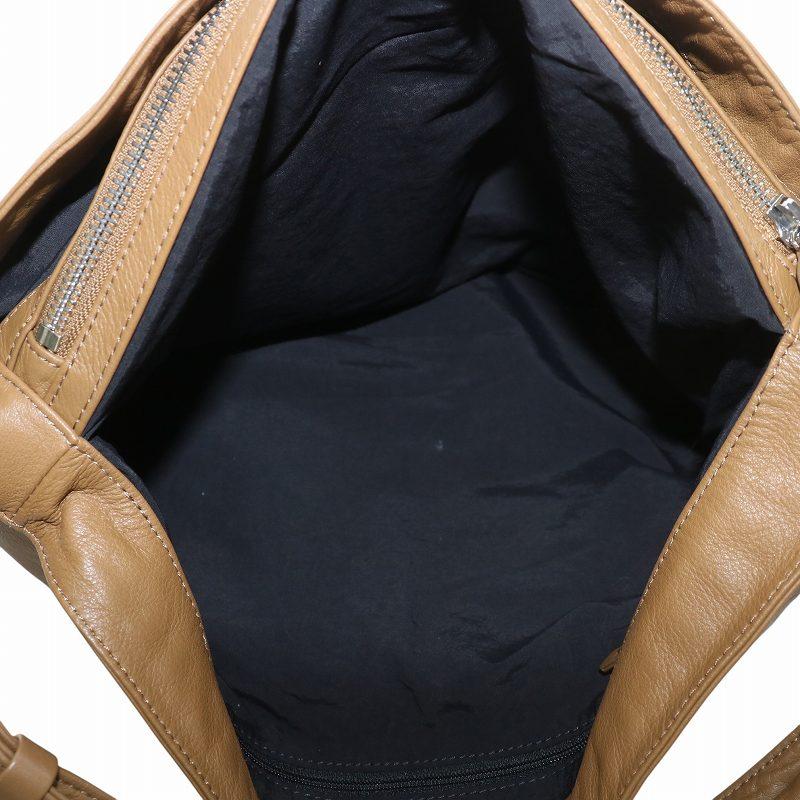 トゥティエ TOUT Y EST ハンドバッグ トート ワンショルダー レザー