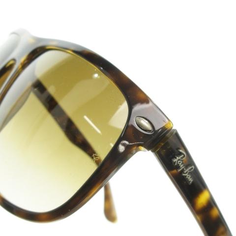 Ray-Ban サングラス RＢ4147 べっ甲柄 グラデーション 美品 レイバン RAY BAN BOYFRIEND サングラス セルフレーム スクエア ロゴ