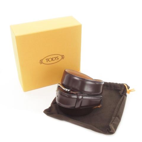 現行品✨美品】 TOD'S トッズ ベルト ブラック メンズ 表記95