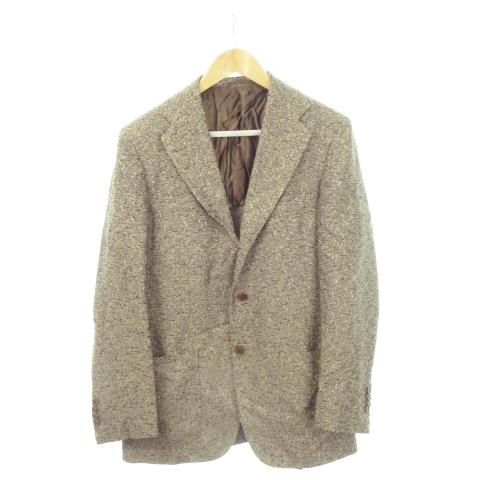 サルトリオ SARTORIO テーラードジャケット ツイード リネン 麻 シルク