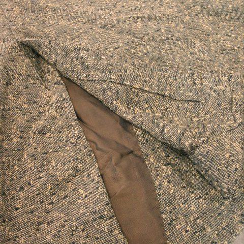 【中古】サルトリオ SARTORIO テーラードジャケット ツイード リネン 麻 シルク混 絹 背抜き ダブルベンツ 44 S 茶 サルトリオ SARTORIO テーラードジャケット ツイード リネン 麻 シルク