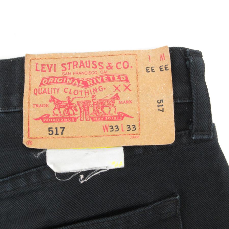 Levi's 517 ブラックデニム　メキシコ製　W32L30 07年製 リーバイス 517 ブラック【Levis 517-0260 Made in