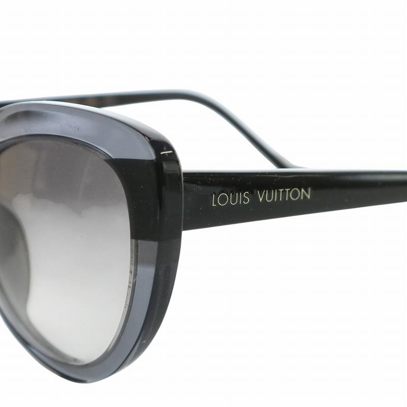 極美品 LOUIS VUITTON サングラス ブラック/グラデーション LOUIS VUITTON ルイヴィトン サングラス セルフレーム