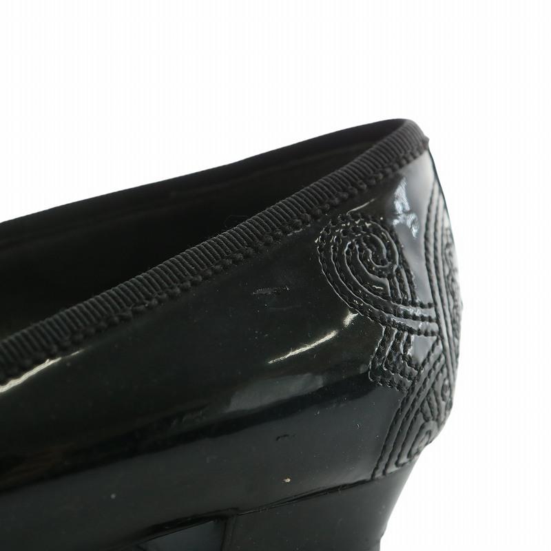 PRADA プラダ　フラットシューズ　ブラックスエードポインテッドトゥ　リボン PRADA プラダ フラットシューズ ブラックスエードポインテッド