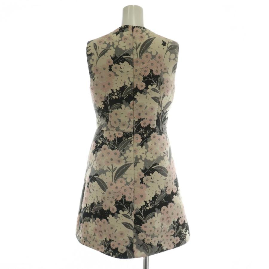 RED VALENTINO ベージュ ドット柄 ノースリーブ ワンピース レッド ヴァレンティノ RED VALENTINO 近年モデル ワンピース