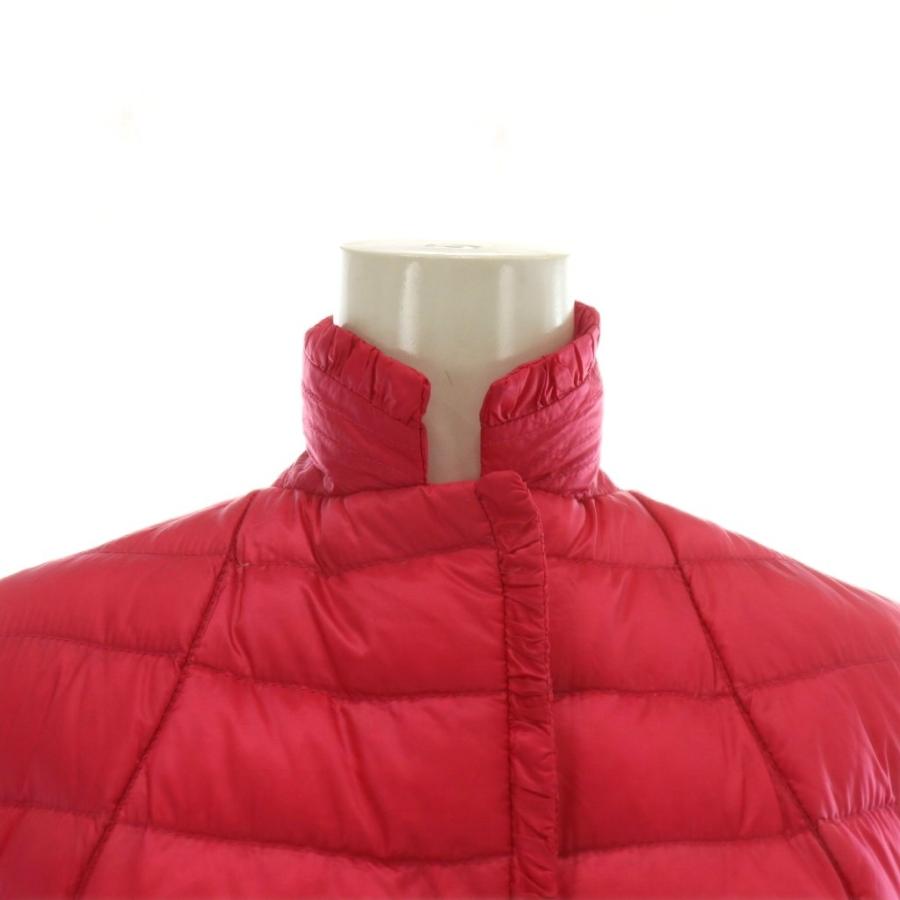 【中古】モンクレール MONCLER LIZA ダウンジャケット アウター ナイロン ハイネック ロゴ ワッペン 0 S ピンク MONCLER（モンクレール） MONCLER LIZA ダウンジャケット アウター