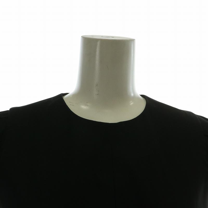 ヨーコチャン YOKO CHAN 18SS ワンピース 半袖 フリル袖 ロング 36 S