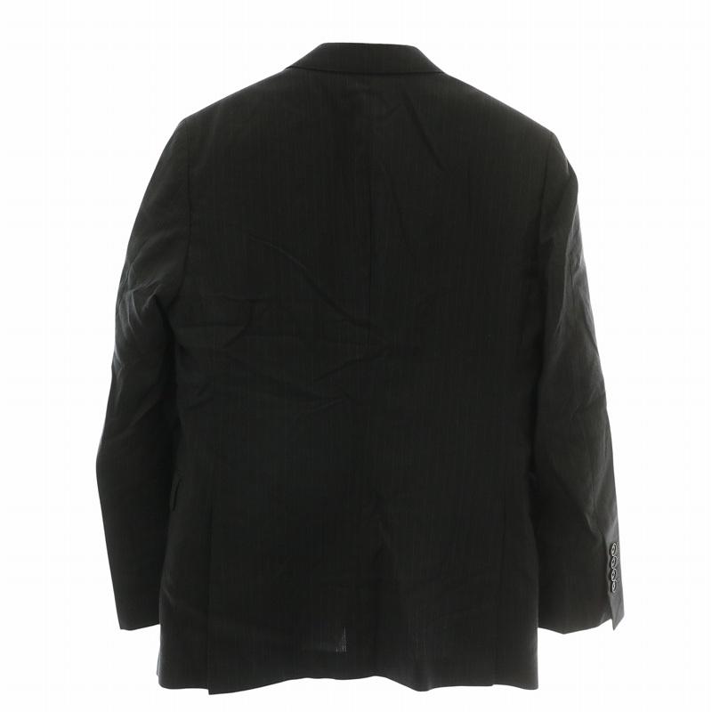 バーバリーブラックレーベル ストライプ テーラードジャケット Lサイズ