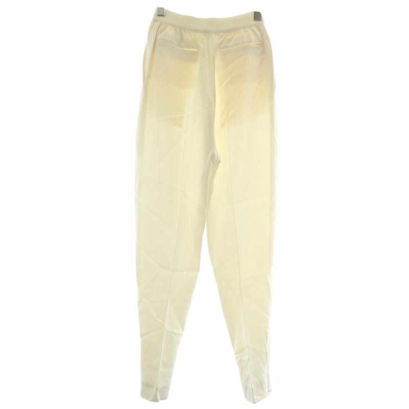 【中古】セリーヌ CELINE フィービー期 ロングパンツ テーパード イージー 34 XXS 白 ホワイト /XZ ■GY19 レディース CELINE（セリーヌ） フィービー期 ロングパンツ テーパード イージー