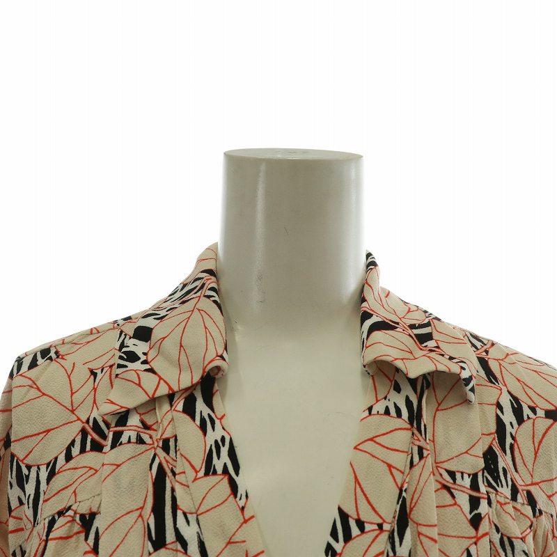 未使用品 DIANE von FURSTENBERG 近年モデル ラップワンピース シャツ