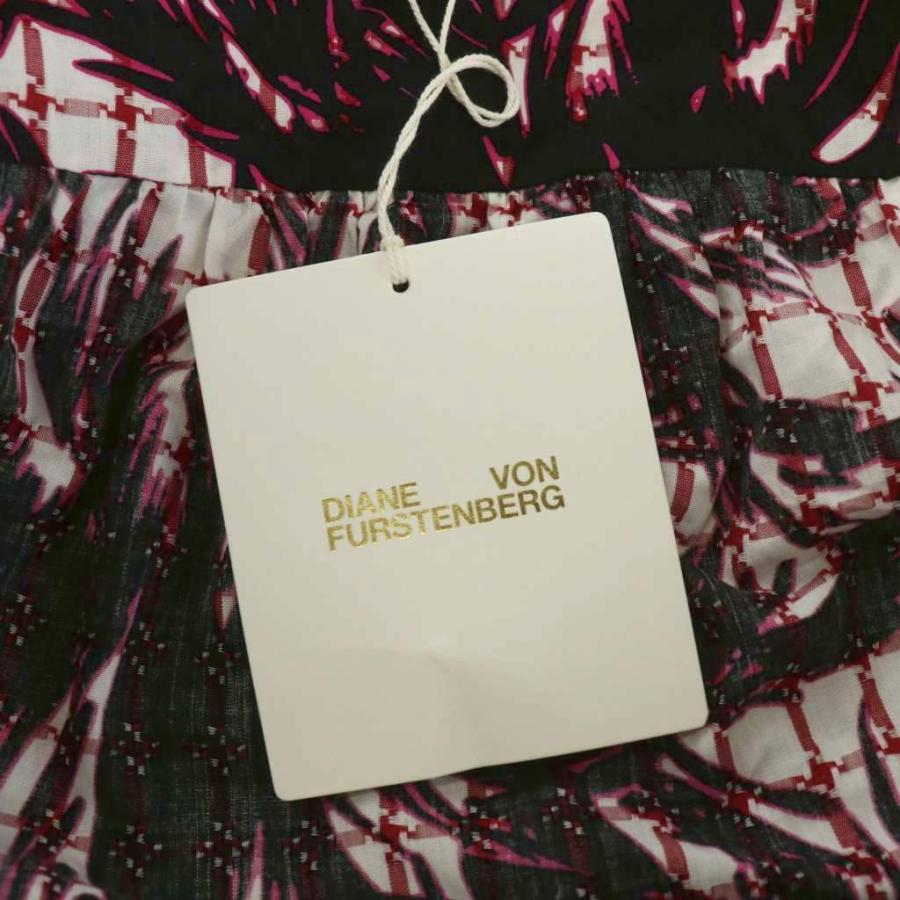 未使用品 DIANE von FURSTENBERG 近年モデル ワンピース 七分袖 ロング