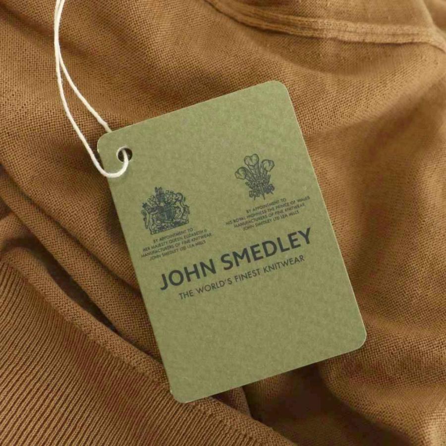 【中古】未使用品 ジョンスメドレー JOHN SMEDLEY ニット セーター ウール 長袖 タートルネック S 茶色 ブラウン 未使用品 ジョンスメドレー JOHN SMEDLEY ニット セーター ウール 長袖