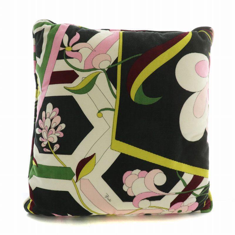 エミリオプッチ EMILIO PUCCI クッション インテリア ベロア