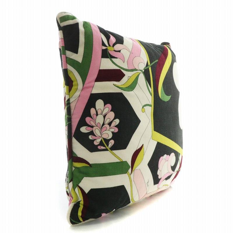エミリオプッチ EMILIO PUCCI クッション インテリア ベロア プッチ柄
