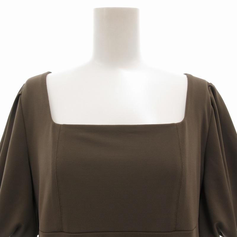 フォクシーニューヨーク FOXEY NEW YORK ワンピース 半袖 ひざ丈  