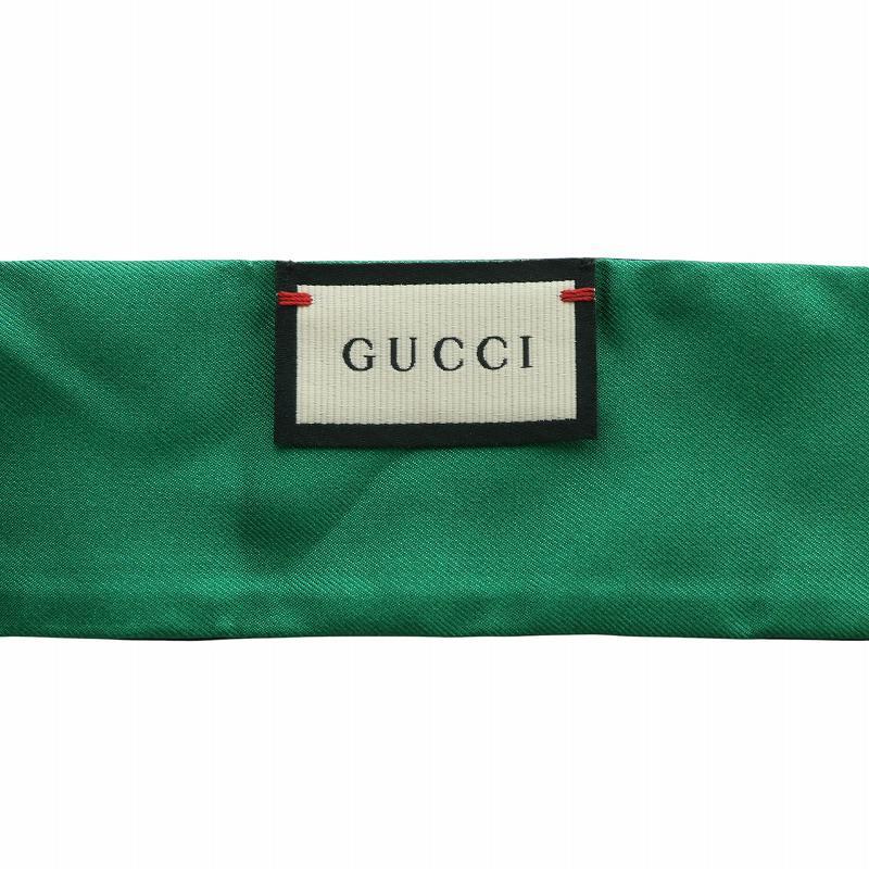 GUCCI グッチ シルク ネックボウ GG ホースビット スカーフ GUCCI グッチ スカーフ ネックボウ 絹 シルク GG ホースビット