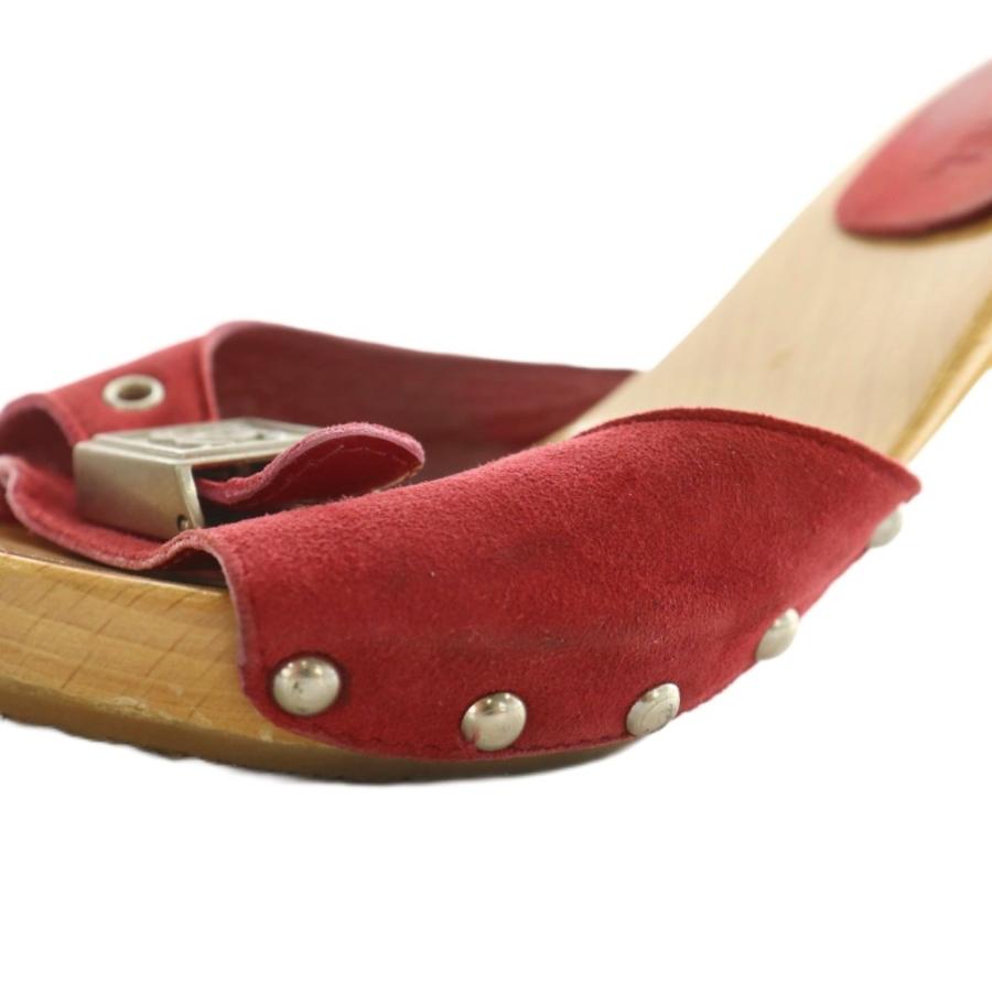 CHANEL（シャネル） ミュール スエード オープントゥ ウッドソール