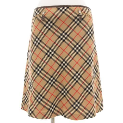 バーバリーブルーレーベル ノバチェック スカート バーバリー