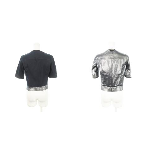 EMPORIO ARMANI エンポリオアルマーニ ノーカラージャケット 