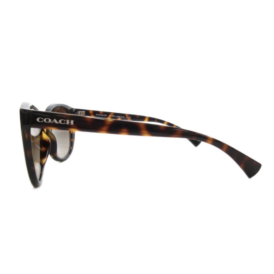 COACH コーチ サングラス べっ甲柄 プラスチックフレーム 茶 ブラウン  