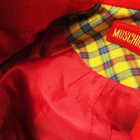 モスキーノ MOSCHINO Pコート ピーコート ミドル丈 ウール ダブル