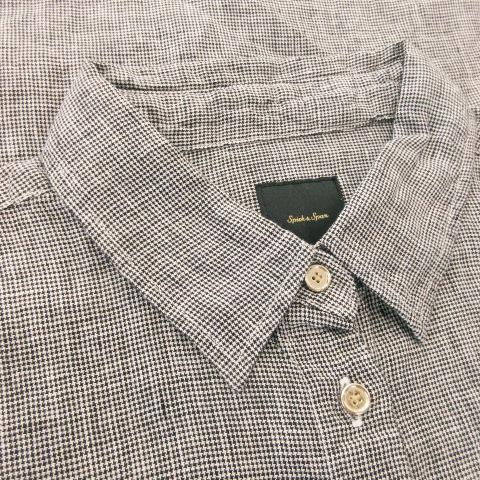 スピック&スパン Spick&Span 80リネンカシュクールビッグシャツ 長袖