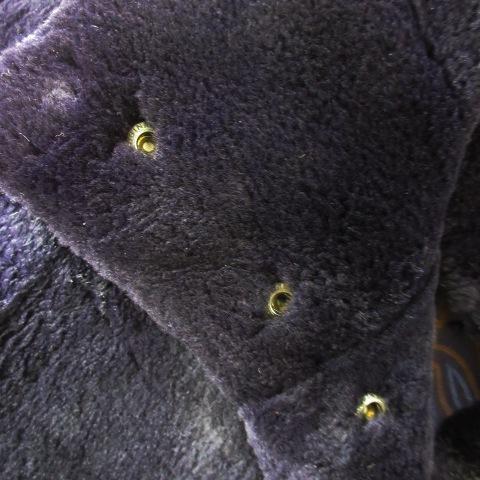 【中古】トゥアラヒカイネン TUA RAHIKAINEN ファーコート ロング丈 スタンドカラー シェアードミンク 毛皮 S 紫 トゥアラヒカイネン TUA RAHIKAINEN ファーコート ロング丈 スタンド